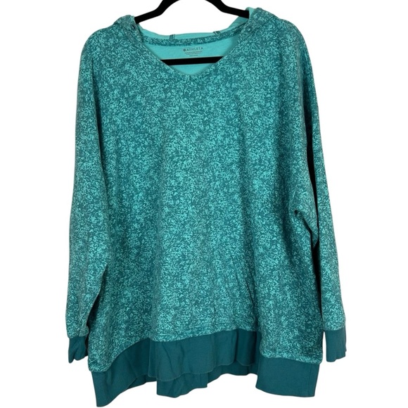 Athleta Sundown Alliance  Hoodie Teal Size 1X - Picture 1 of 10